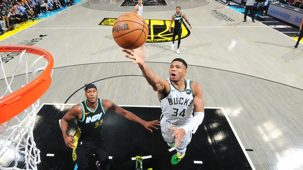 pacers vs milwaukee bucks match player stats